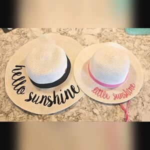 Mommy & me matching sun hats